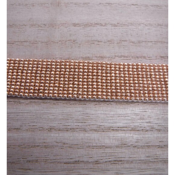 Loom Beaded Bracelet Rose Gold - Picture 3 of 4